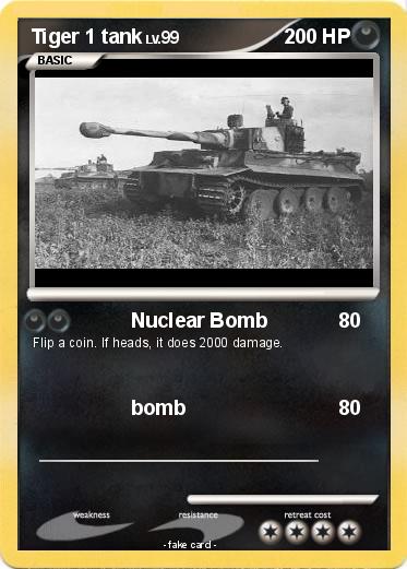 Pokemon Tiger 1 tank