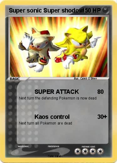 Pokemon Super sonic Super shodow