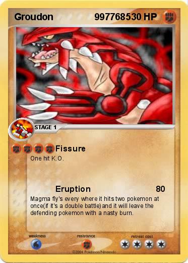 Pokemon Groudon                9977685