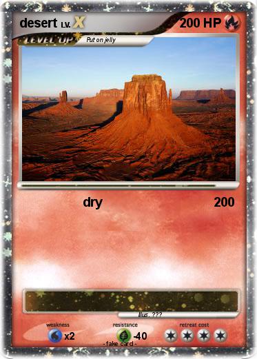 Pokemon desert