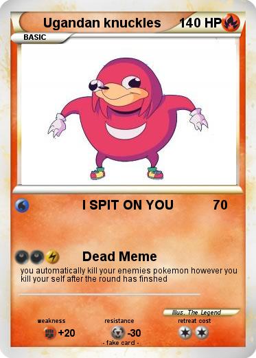 Pokemon Ugandan knuckles