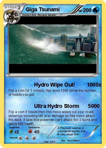 Pokemon Giga Tsunami