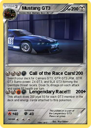Pokemon Mustang GT3
