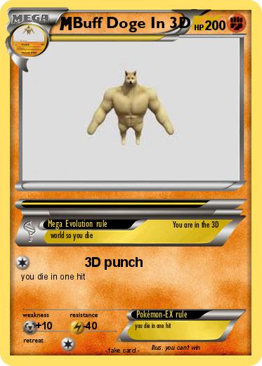 Pokemon Buff Doge In 3D