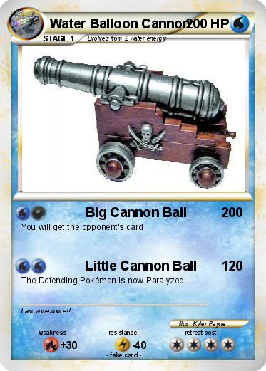 Pokemon Water Balloon Cannon