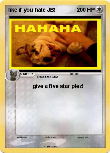 Pokemon like if you hate JB!