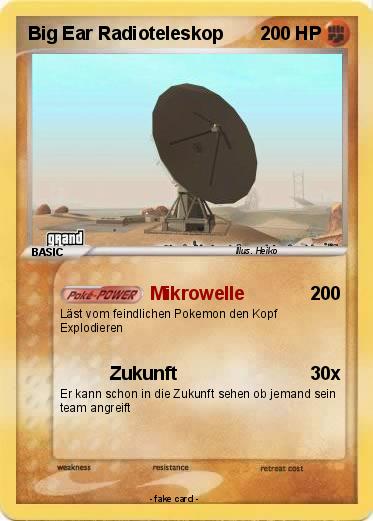 Pokemon Big Ear Radioteleskop