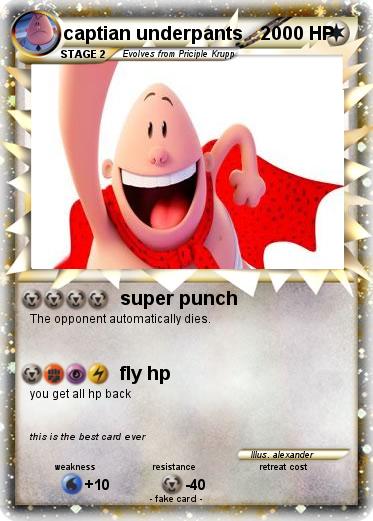 Pokemon captian underpants