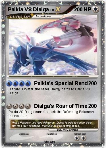 Pokemon Palkia VS Dialga