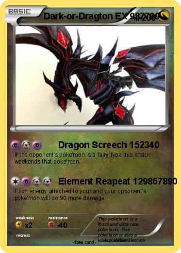 Pokemon Dark-or-Dragton EX 987799