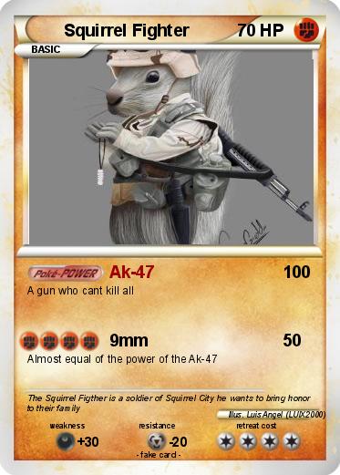 Pokemon Squirrel Fighter