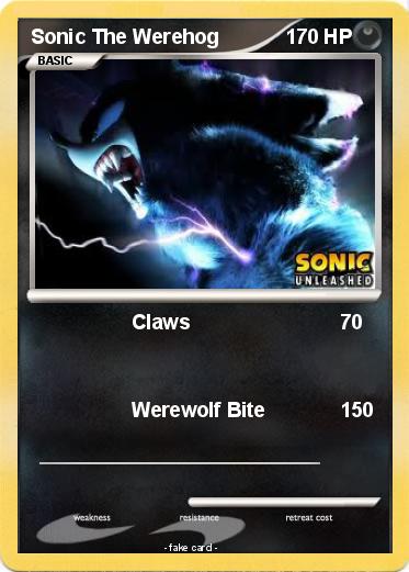 Pokemon Sonic The Werehog