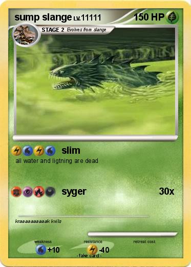 Pokemon sump slange