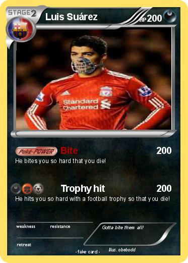 Pokemon Luis Suárez