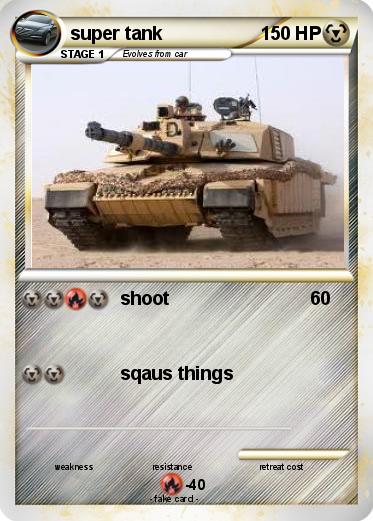 Pokemon super tank