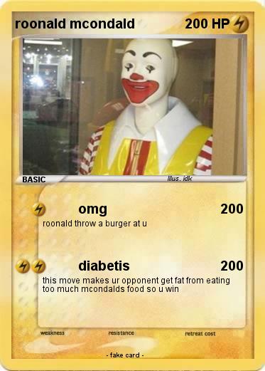 Pokemon roonald mcondald