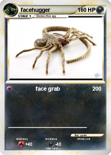 Pokemon facehugger