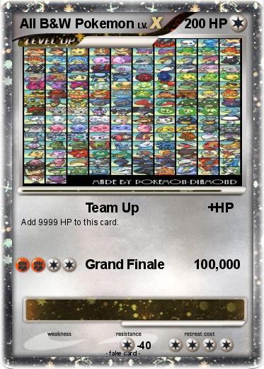 Pokemon All B&W Pokemon