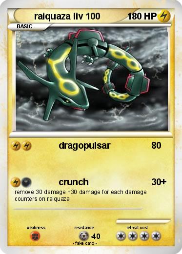 Pokemon raiquaza liv 100