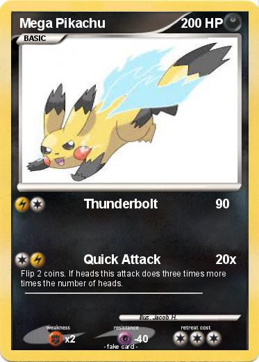 Pokemon Mega Pikachu