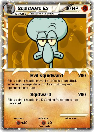 Pokemon Squidward Ex