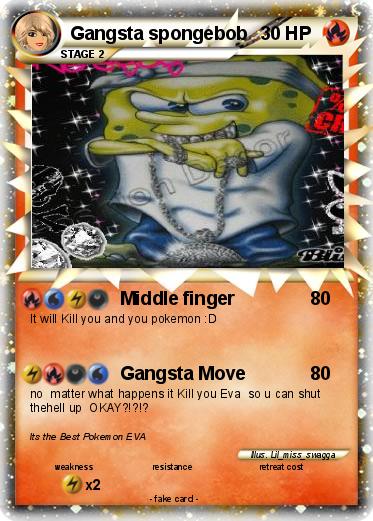 Pokemon Gangsta spongebob