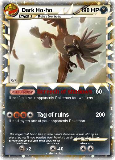 Pokemon Dark Ho-ho