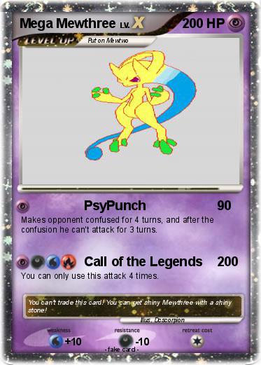 Pokemon Mega Mewthree