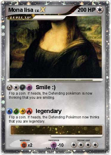 Pokemon Mona lisa