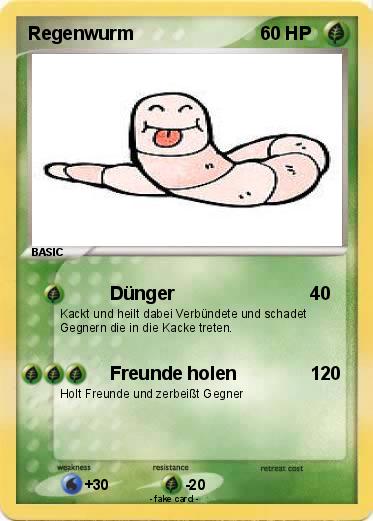 Pokemon Regenwurm