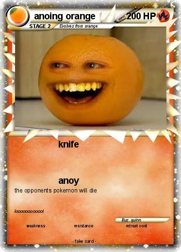 Pokemon anoing orange