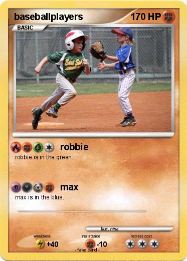 Pokemon baseballplayers
