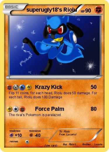 Pokemon superugly18's Riolu