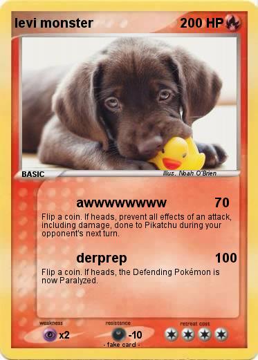 Pokemon levi monster