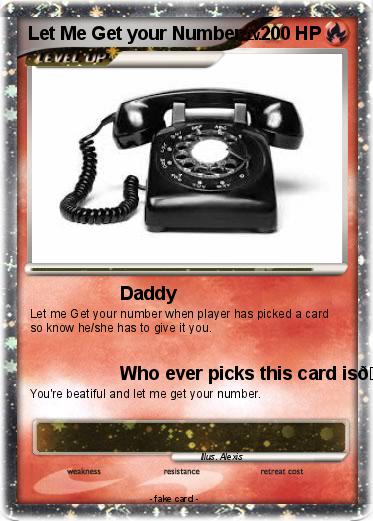 Pokemon Let Me Get your Number