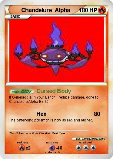Pokemon Chandelure  Alpha