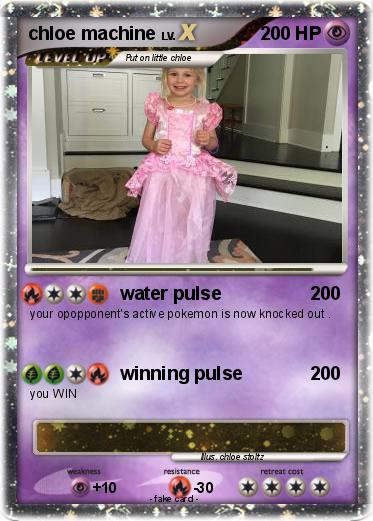 Pokemon chloe machine
