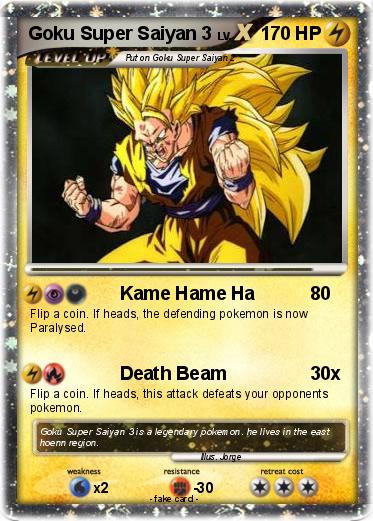 Pokemon Goku Super Saiyan 3