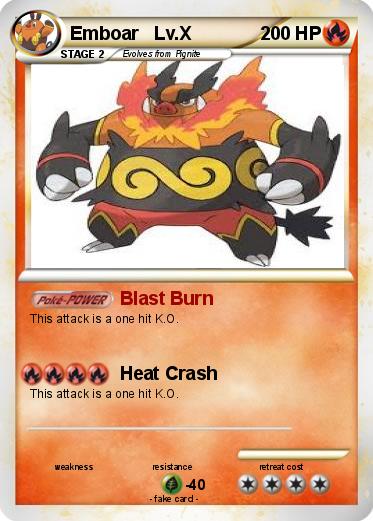 Pokemon Emboar   Lv.X