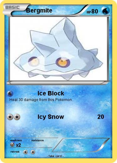 Pokemon Bergmite