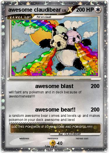 Pokemon awesome claudibear