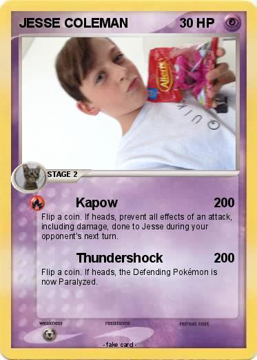 Pokemon JESSE COLEMAN