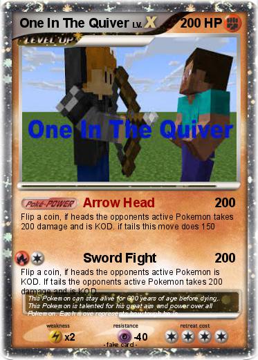 Pokemon One In The Quiver