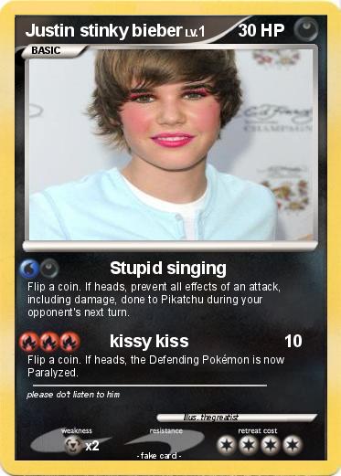 Pokemon Justin stinky bieber