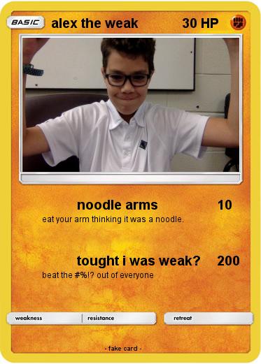Pokemon alex the weak