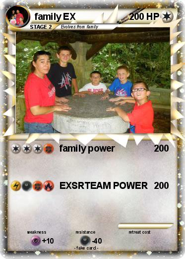 Pokemon family EX