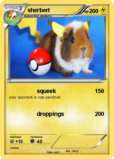 Pokemon sherbert