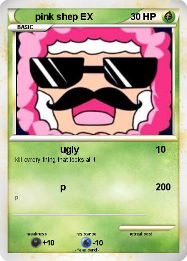 Pokemon pink shep EX