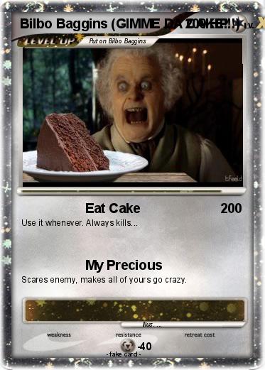 Pokemon Bilbo Baggins (GIMME DA CAKE!!!)