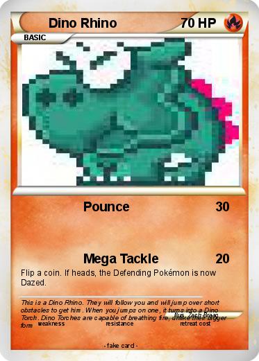 Pokemon Dino Rhino